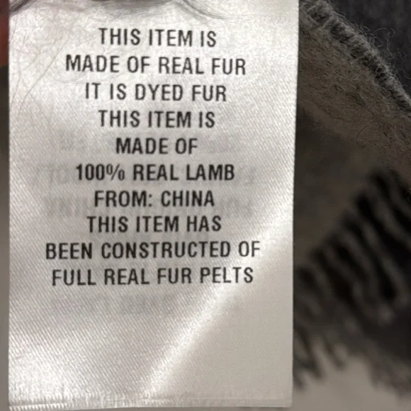 POLOGEORGIS NEW 100% Dyed Lamb Fur Cape/Shawl One Size - Picture 6 of 8